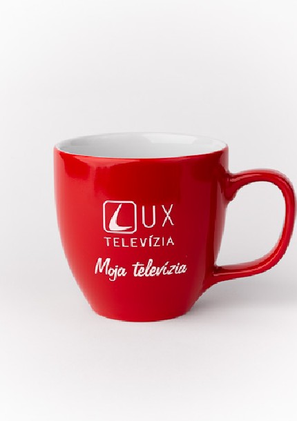 Hrnček TV LUX - červený