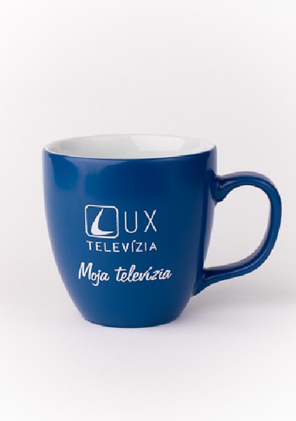 Hrnček TV LUX - modrý