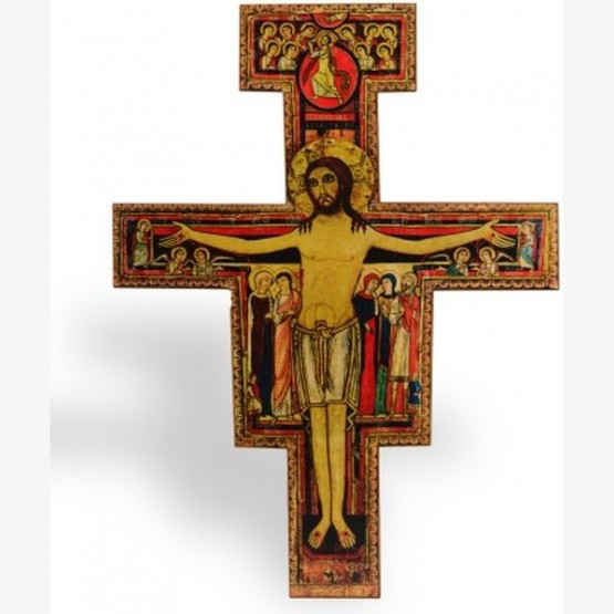 Kríž sv. Damiána - veľký z dreva