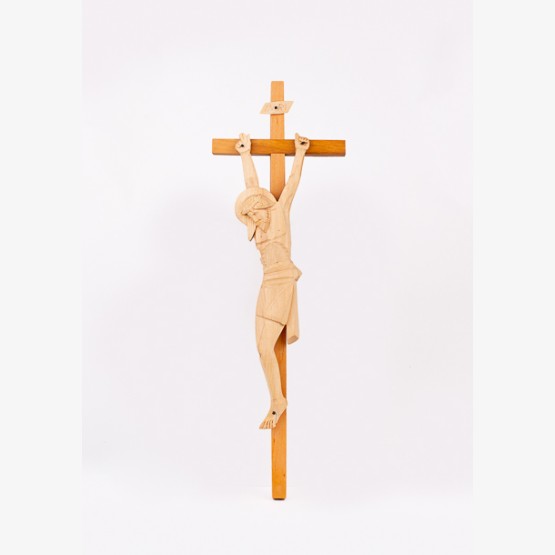 Kríž drevený štylka – bledý
