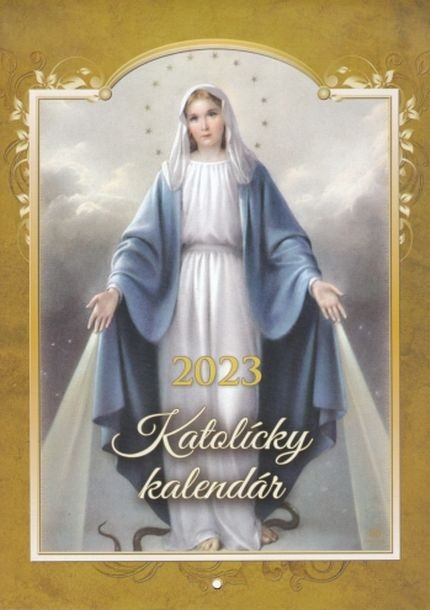 Katolícky kalendár 2023 / nástenný / hnedá