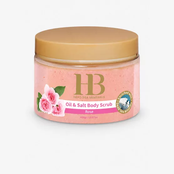 HB Aromatický telový peeling ruža