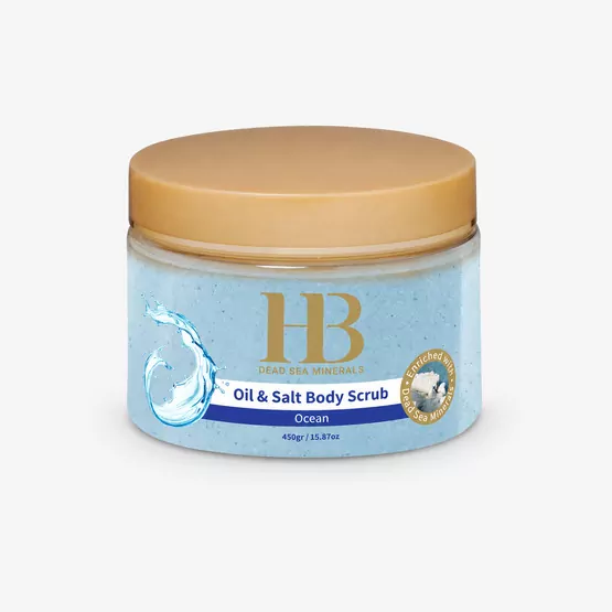 HB Aromatický telový peeling ocean 450 g