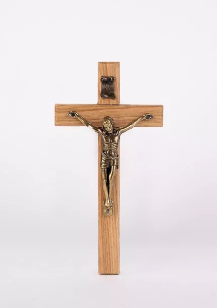Kríž drevený – bledý
