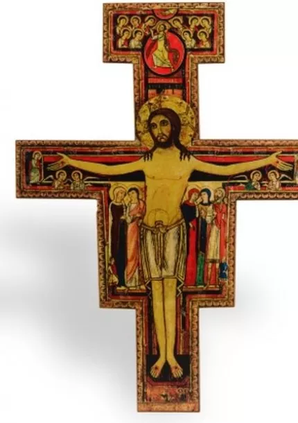 Kríž sv. Damiána - veľký z dreva