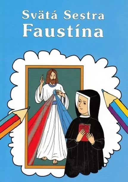 Maľovanka – Svätá Sestra Faustína