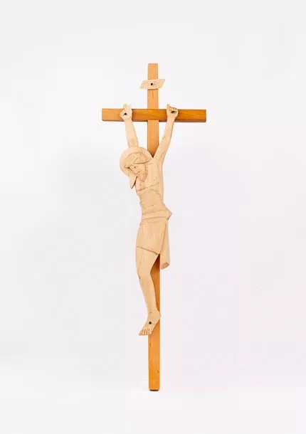 Kríž drevený štylka – bledý