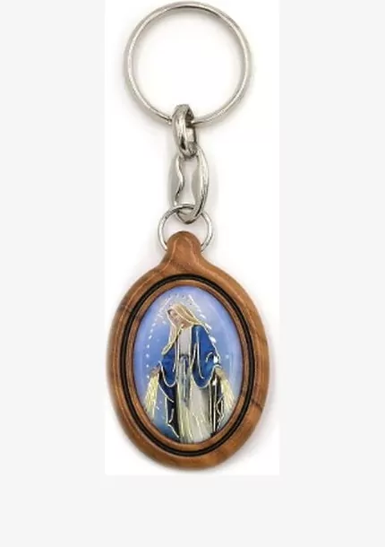 Kľúčenka - Panna Mária / drevo