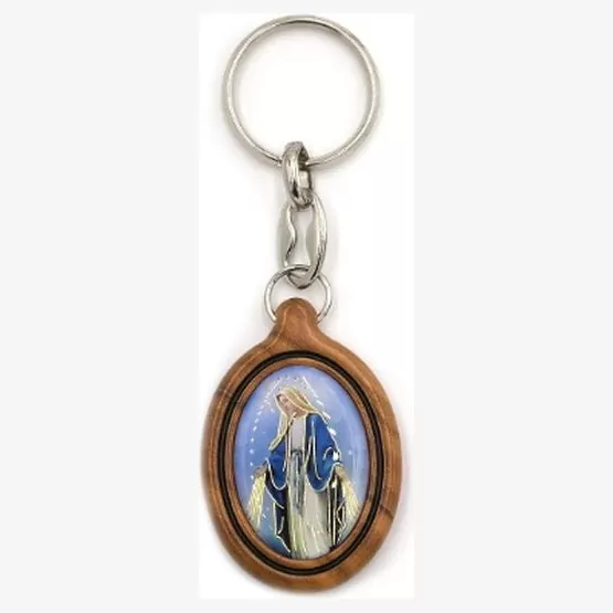 Kľúčenka - Panna Mária / drevo