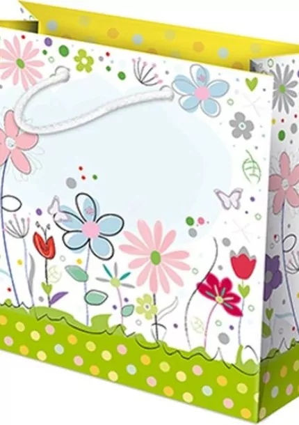 Darčeková taška – Kreslené kvety
