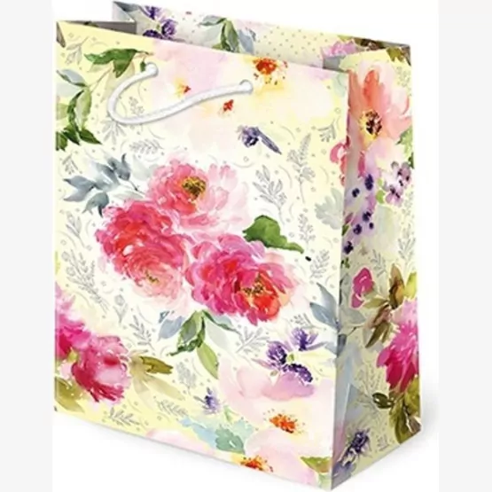 Darčeková taška – Akvarelové kvety