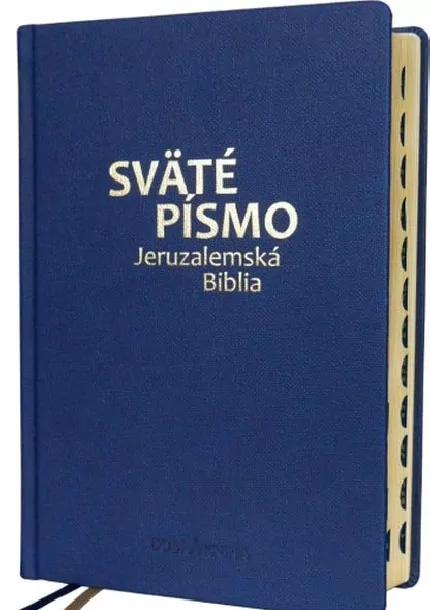 Jeruzalemská Biblia / modrá - formát 17,5×24,5 cm