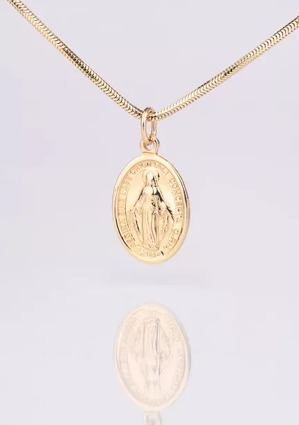 Zlatý medailón Nepoškvrnenej Panny Márie