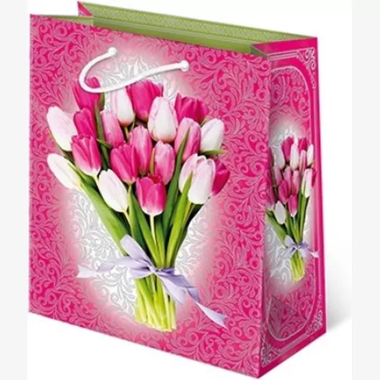 Darčeková taška – Tulipány - 24 x 20...