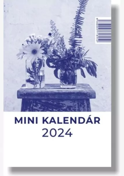 Stolový mini kalendár 2024 - modrý
