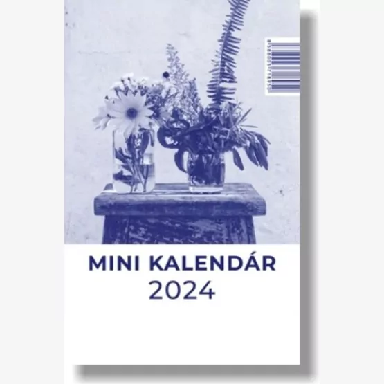 Stolový mini kalendár 2024 - modrý