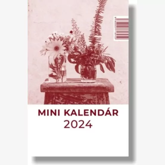 Stolový mini kalendár 2024 - červený