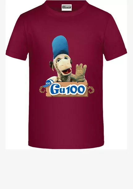 Tričko GU100 - vínové