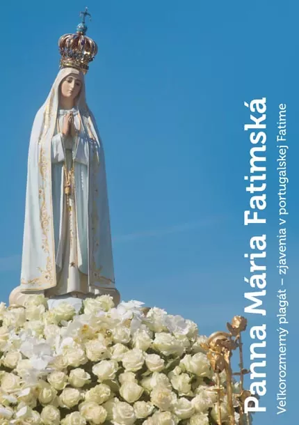 Veľkorozmerný plagát Fatimskej Panny Márie