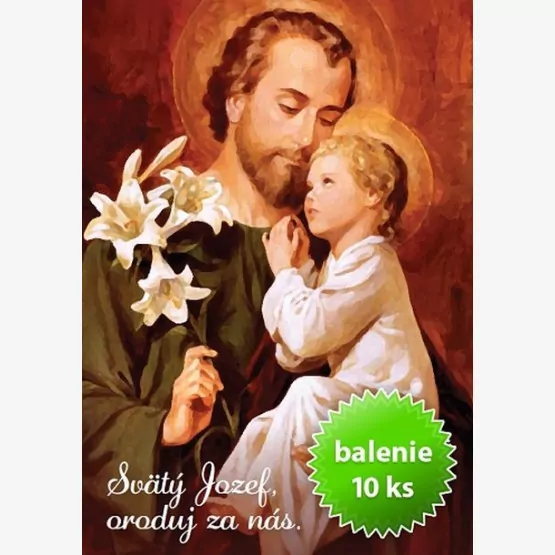 Obrázok: Svätý Jozef – balenie 10 kusov