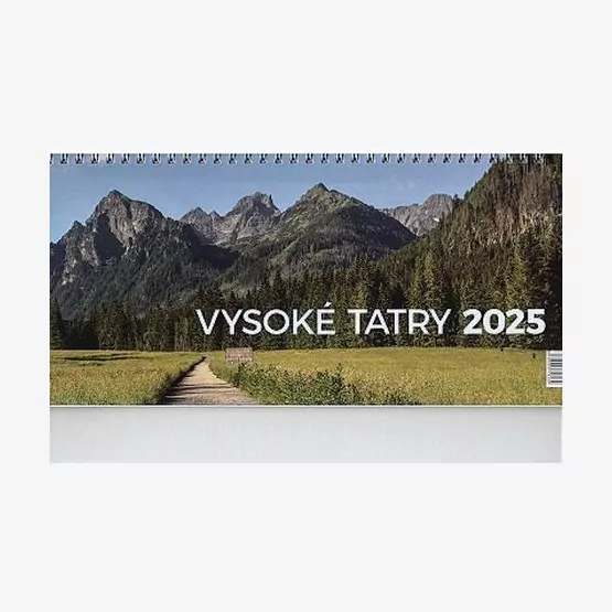 Kalendár 2025 Vysoké Tatry -stolový