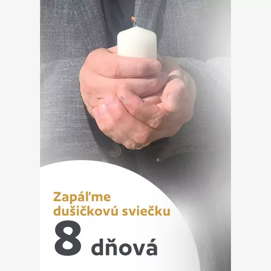 Dušičková sviečka TV LUX / 8-dňová